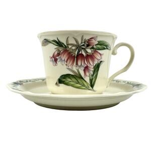 Noritake Conservatory Gala Cuisine 7915 Japan Tea Coffee Cup and Saucer Set!